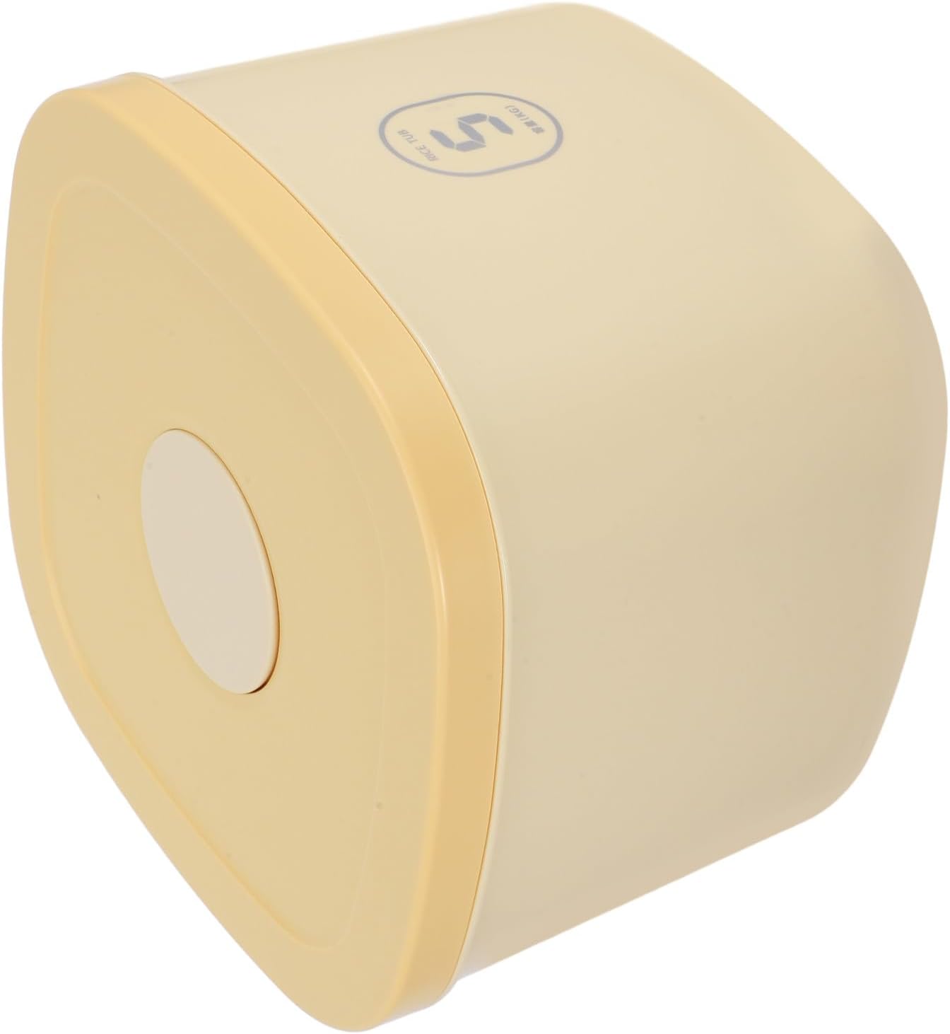 GARVALON Vacuum Sealed Pet Food Storage Bin Large Capacity Airtight Dog Food Container Cat Treat Container Moisture-proof Small Yellow for Home Use