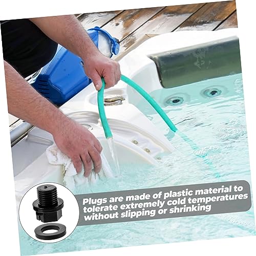 Didiseaon 2 Conjuntos De Bomba De Piscina Plugues De Filtro De Piscinas Plugues De Piscina De Plásti
