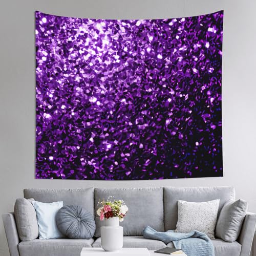 Tapiz de pared morado JEJEA para crear un fondo estético y moderno en tu dormitorio de descanso