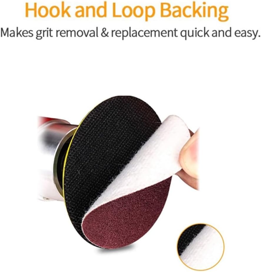 Sandpaper, Sanding disc,1inch 25mm Sanding Discs 60-2000 Grit Hook and Loop Sand Paper Round Sandpaper Disk Abrasive Polishing Tool Polishing Wood(800)