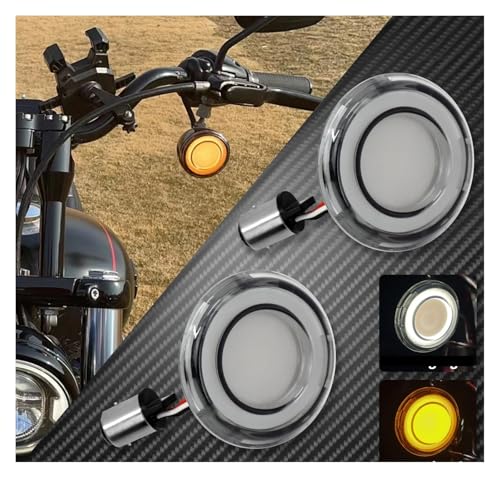 Clignotant avant à LED 1157 pour moto conversion double plot