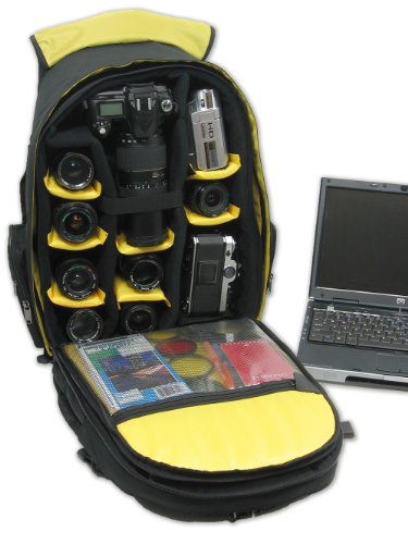 Mochila grande con compartimento para laptop y cubierta de lluvia miniatura 4