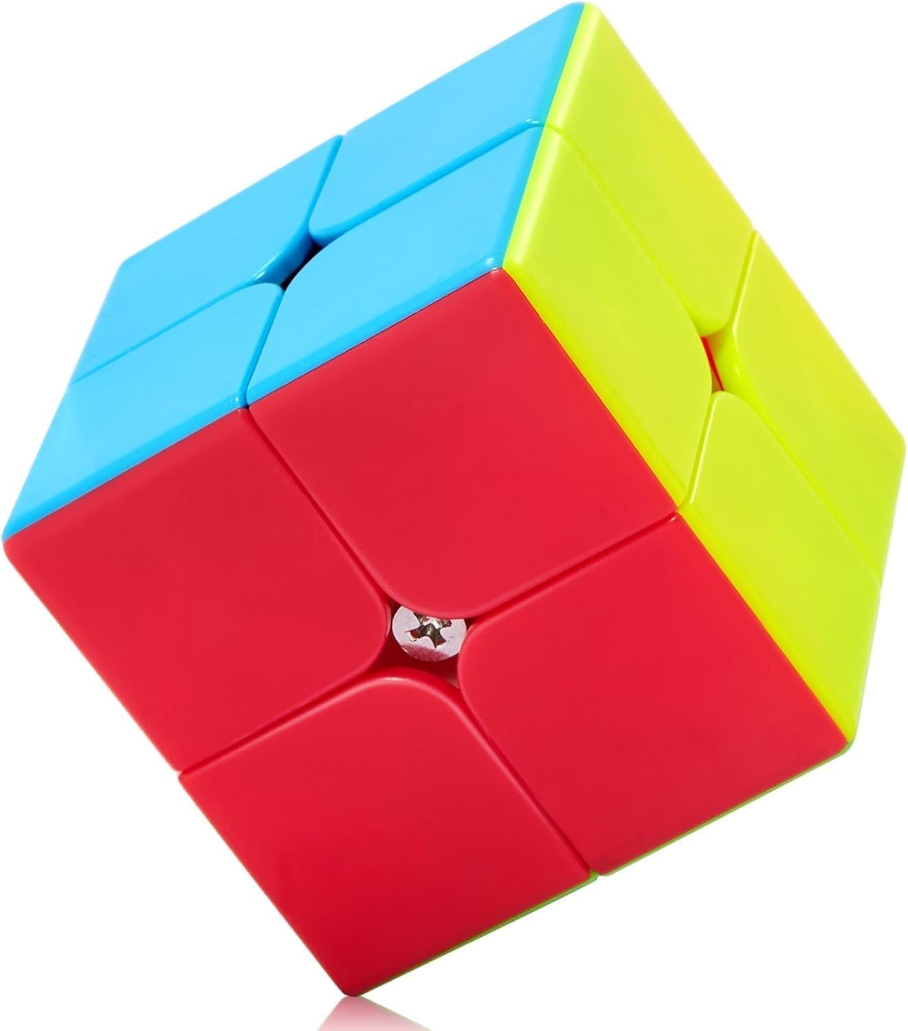 Mumoobear 2x2 Speed Cube - Fast Smooth Stickerless 2x2x2 Magic Puzzle Toy | 2x2x2 Pocket Size, Stickerless Frosted Surface, Fast & Smooth Turning, Anti-Pop Design, ABS Material, Ideal for Beginners