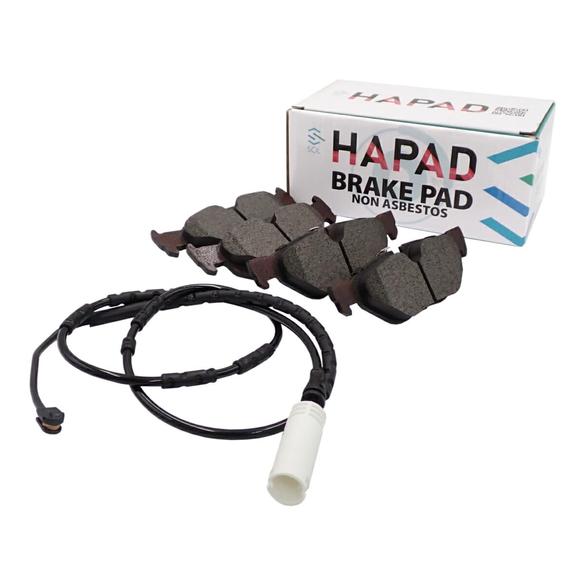 HAPAD フロント HAPAD リア ブレーキパッド + ブレーキパッドセンサー