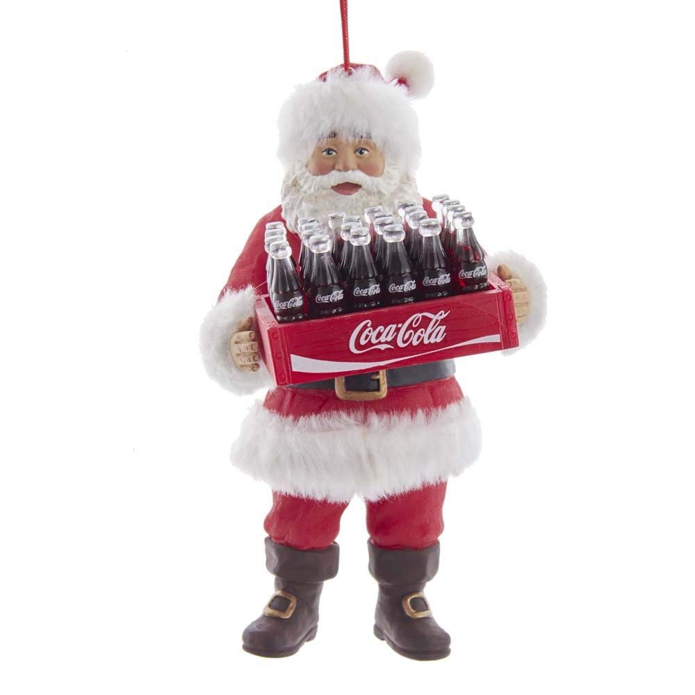 Amazon.com: Kurt S. Adler 5.75-Inch Coca-Cola Santa Holding Case