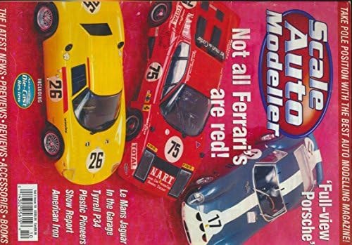 Scale Auto Modeller : Reviews of 1955 Bel Air; 1961 Chevy Impala; the Wallace & Gromit Motorcycle; Porsche 911 GTI Tamiya Kit; Injection Moulded Plastic Car Kits; A Tamiya XJR9 Jaguar; Real XJR9