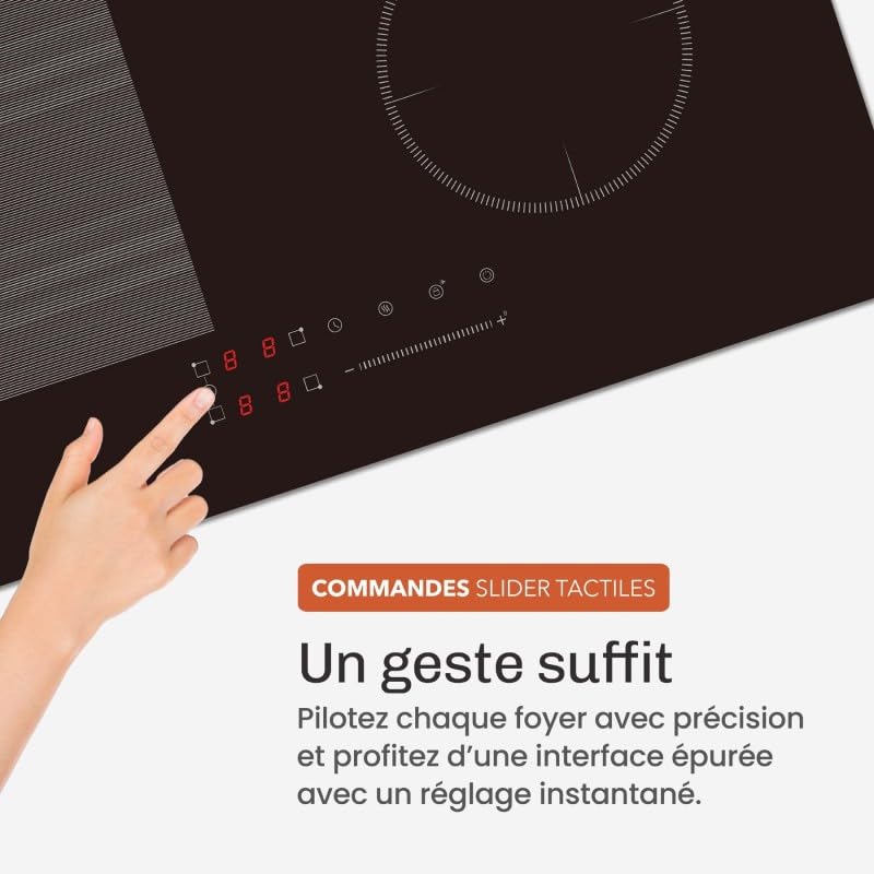 BELDEKO Plaque Induction 4 Feux Flex 7200W - Marque Française