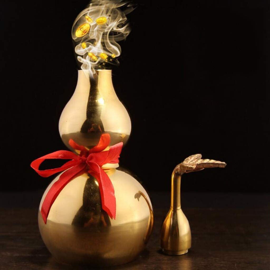 HegZA ornamenti, Scultura Rame Zucca Feng Shui Decorazione Copertura Rame Zucca Zucca Feng Shui Ornamenti Accessori per la Casa Artigianato Ornamenti