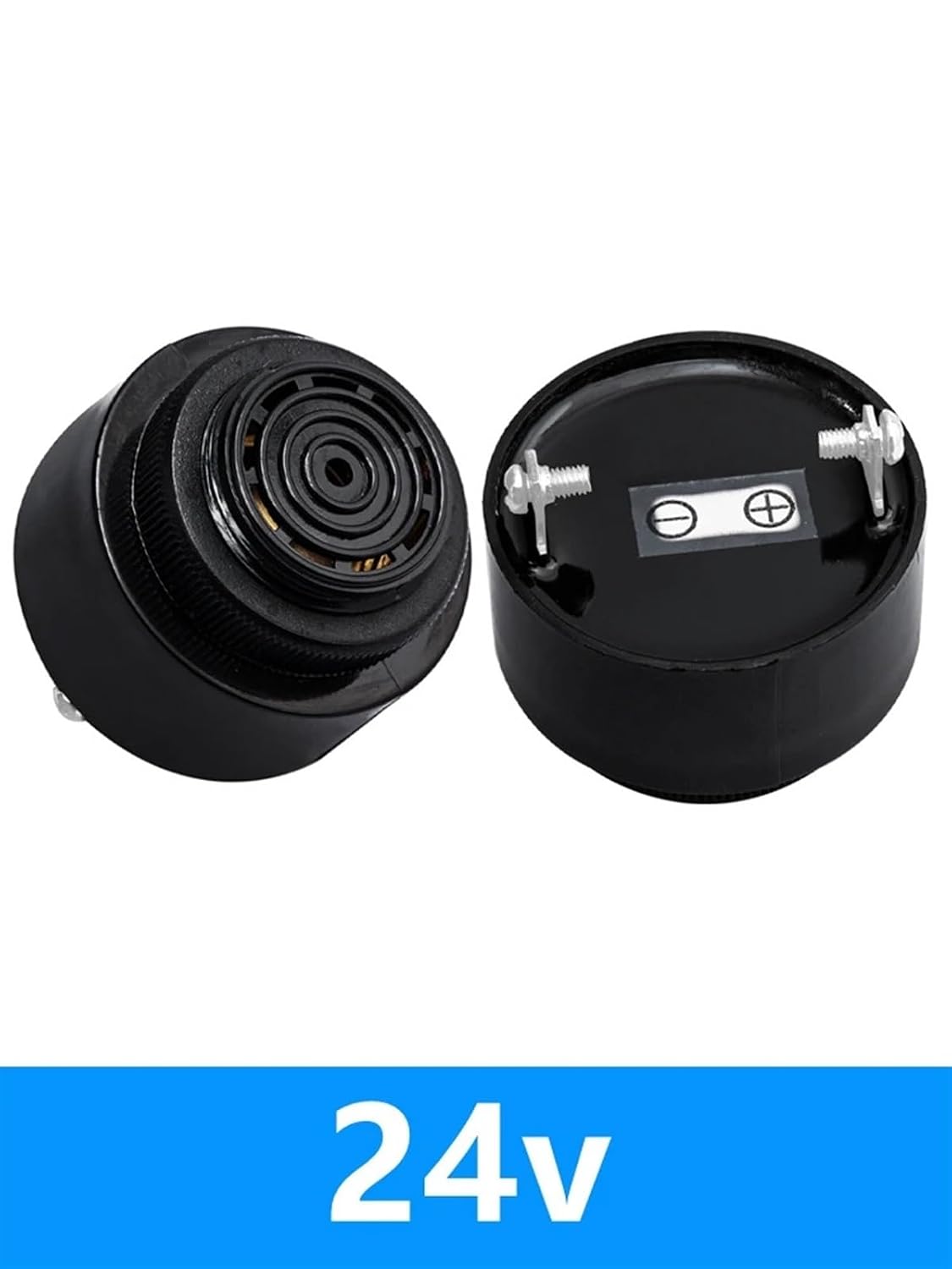 SFM380 Active Buzzer 12V 24V 4310 Piezoelectric DC Speaker Car Dedicated Continuous Sound SFM380 Active Buzzer 12V 24V 43