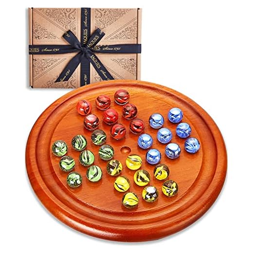 Solitario - Juego de tablero de madera solitario - Jaques of London