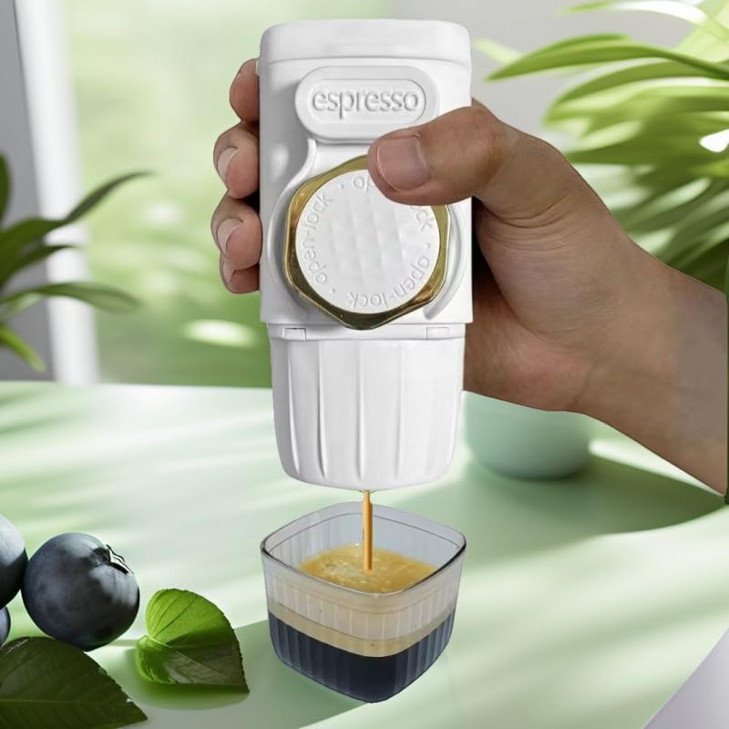 Cafetera portátil manual para cápsulas 100 mL