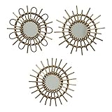 ESPEJO DE MIMBRE Ø26x2,5cm