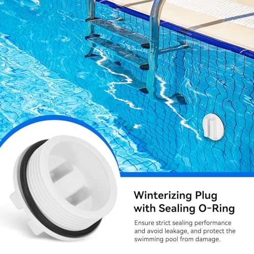 Miniatura 4 de Herchr Tapones Para Invierno, Conjunto De 5 Piezas De Tapón Anticongelante De Retorno De Juego De Tapones De Drenaje Para Piscina Para Bañera De Masaje
