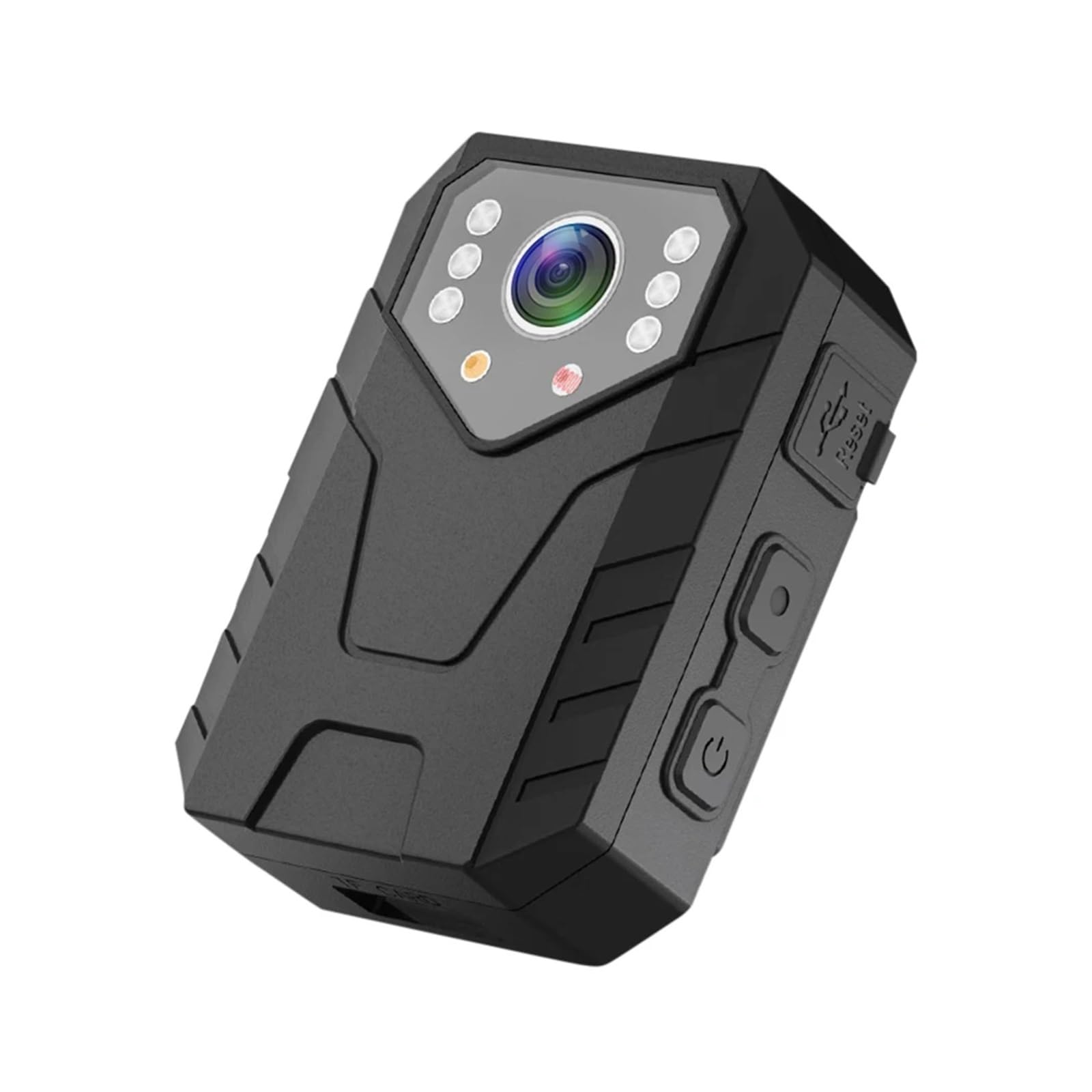 Kamery szpiegowskie Kamera akcji 1080P HD DV 2-calowy ekran dotykowy IPS Noktowizor Minikamery do noszenia 1800mAh Kamera Bodycam do egzekwowania prawa na spotkanie w celu wykonania usługi, rejestracj