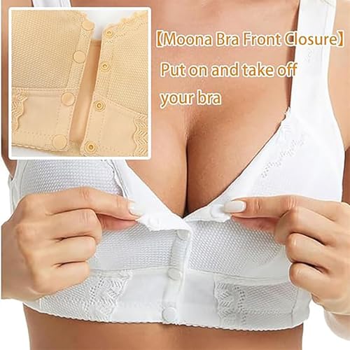 Evybliss Moona Bra for Senior, Moona Bra - Front Closure Breathable for Seniors2
