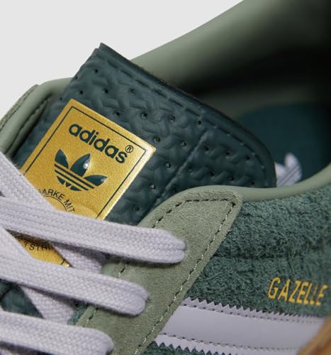 adidas Gazelle Indoor OG Mens Sneaker (Mineral Green Silver Dawn, 8)2