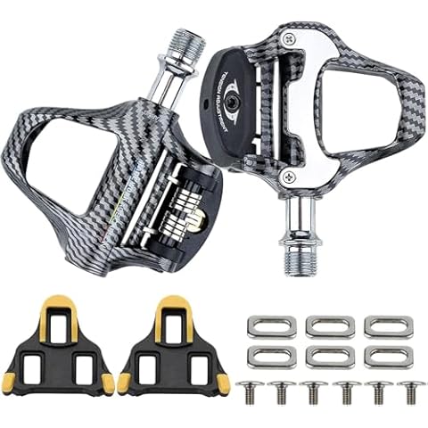 BritPick SPD SL Carbon Fiber Bike Pedals Cover