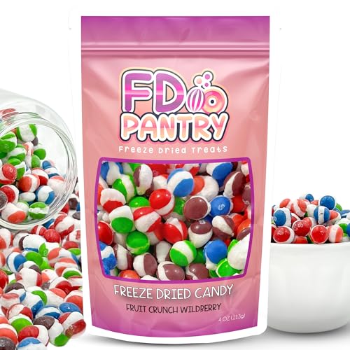 FD Pantry Freeze Dried Candy, Fruit Crunch Wildberry, 4 oz