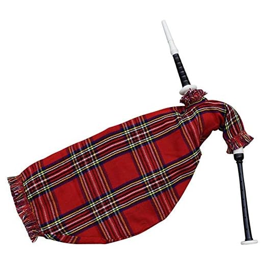 Gaita escocesa de ganso de las tierras altas de palisandro imitación marfil montajes/gaitas