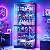 Lvifur 6-Tier RGB Display Cabinet