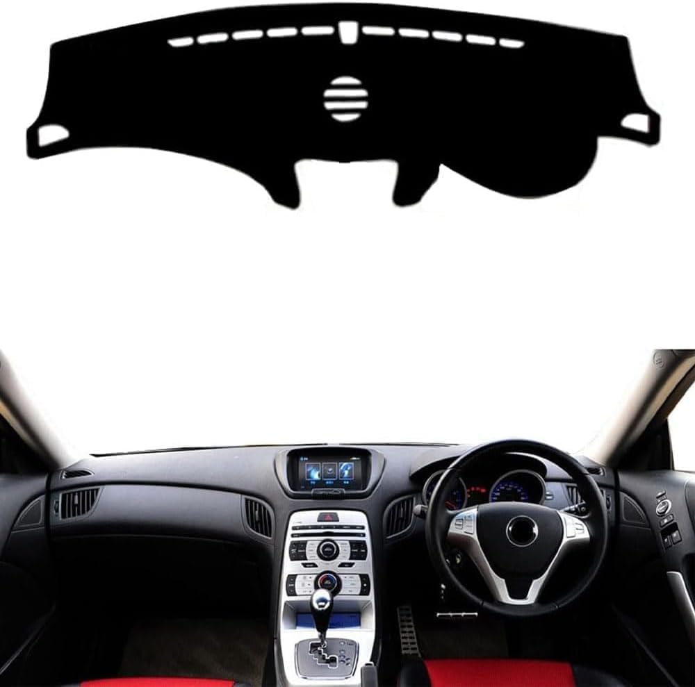 ZhangXD Car Dashboard Cover for Hyundai Rohens 2009, Non-Slip Dash Board Sun Shield Protector Anti-Glare Anti Dust Interior Accessories