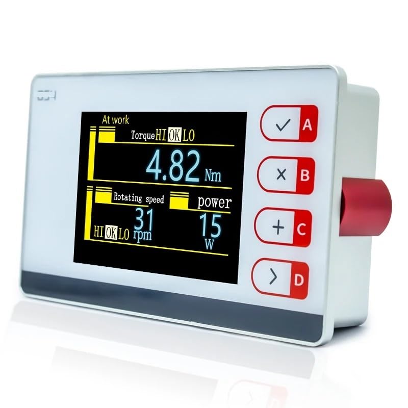 NURII Dynamic Torque Sensor, Instrument Display, RS485 0-10 4-20mA, Force Measuring Weighing Display Control Instrument(0-10V)