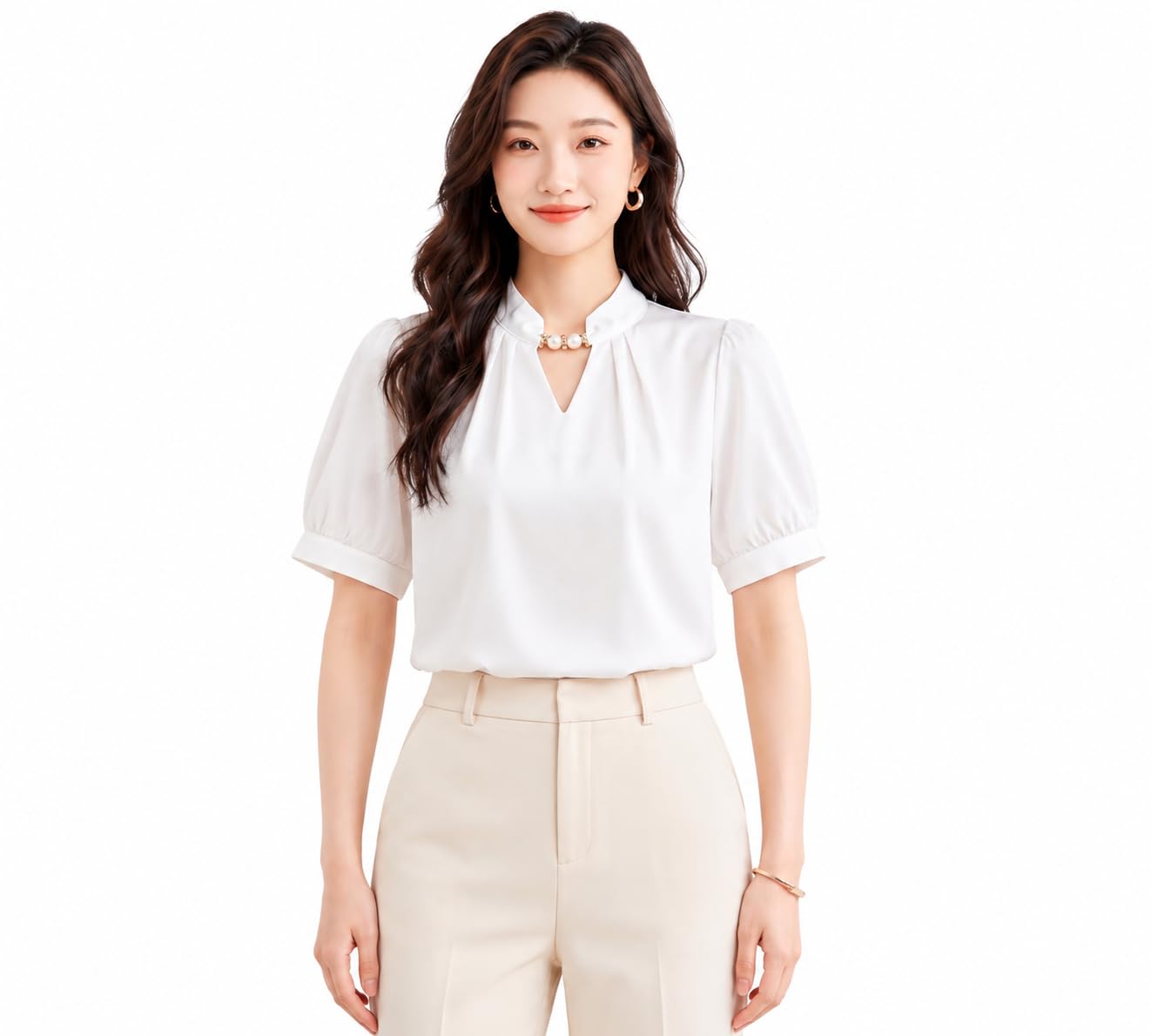 Moon Pearl Neck Top for Women, Freesize Casual Wear Regular Fit Stylish & Trendy Comfortable Top-picture-38