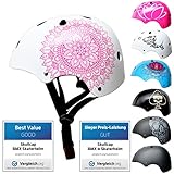 jethelm retro beige EXTRA SICHER FÜR MAXIMALEN SCHUTZ: Ein Skatehlem im Halbschalendesign schützt nicht nur den oberen sondern auch den unteren Kopfbereich. Besonders widerstandsfähig mit Schutz vor Stößen und Schlägen.