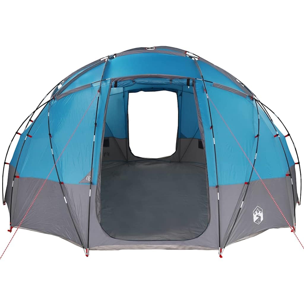 Outdoor Campingzelt mit Dach Grün 475 x 475 x 235 cm faltbar wasserdicht aus Polyester für Sommerabenteuer und Naturerlebnisse
