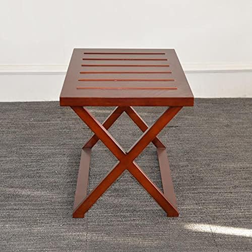 Telephone Table, Chinese Style Square Side Table,Hotel Luggage Rack,Small Coffee Table and Telephone Table,Nightstands for Sofa Couch Bed for Living Room Bedro(