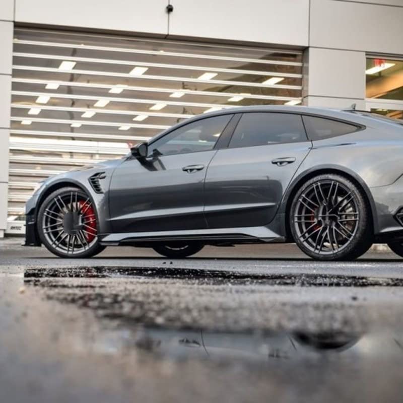 Auto Spoiler Aufkleber Für Audi Modelle - 2-tlg. Seitenspoiler Aus ABS In Schwarz