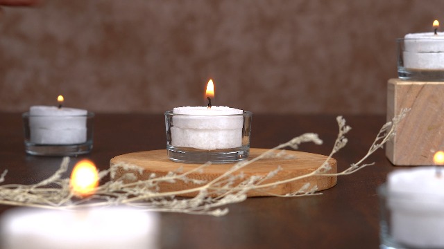 Romaded Lot De 12 Petts Photophores En Verre Pour Décoraton De Table