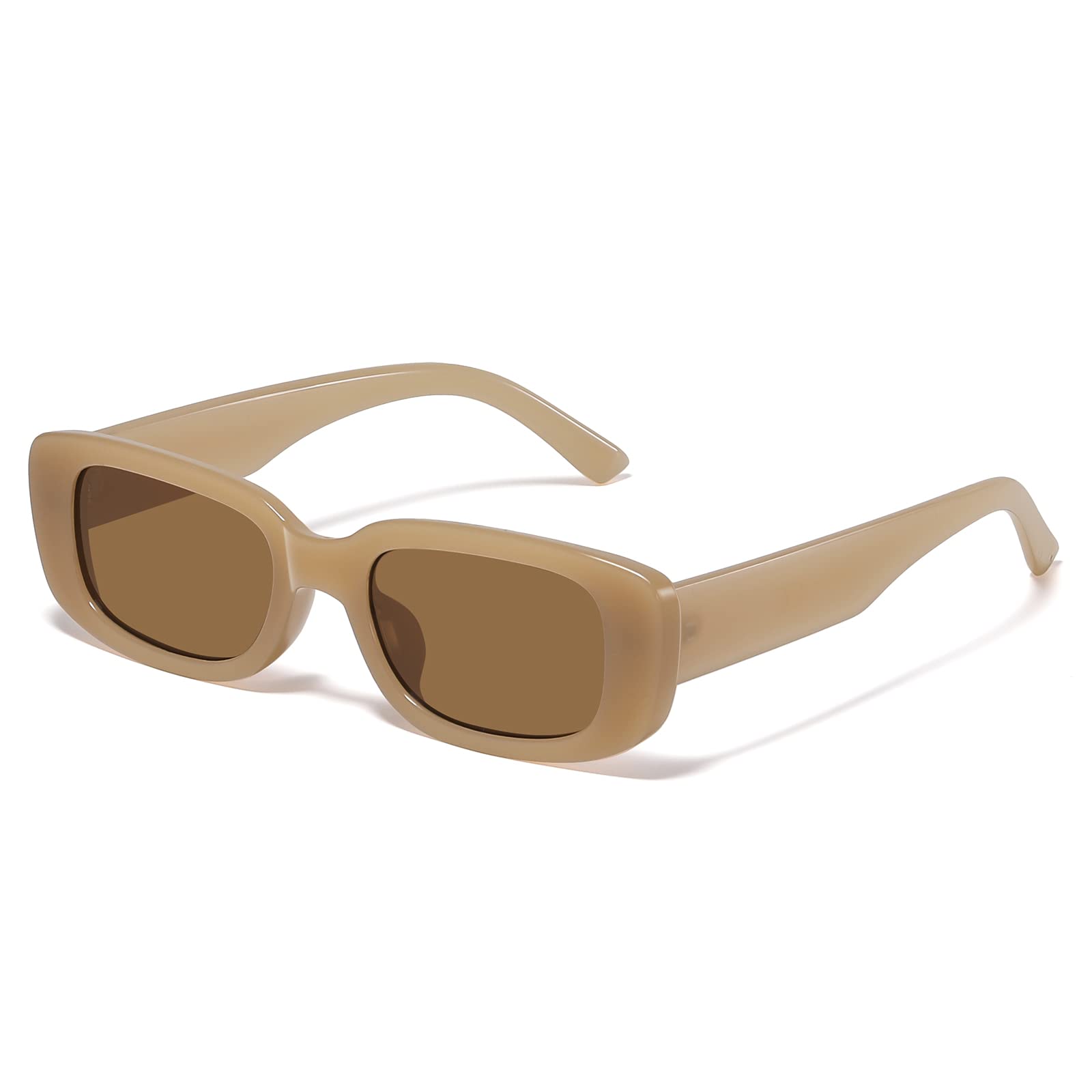 JASPIN Rectangle Sunglasses for Women Men Y2k Sun Glasses UV Protection