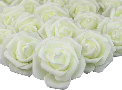 Miniatura 6 de Lightingsky - Cabezal de rosa de espuma artificial 3 x 1,6 x 3 pulgadas, para decoración del hogar