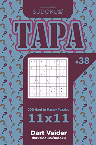 Sudoku Tapa - 200 Hard to Master Puzzles 11x11 (Volume 38) (1)