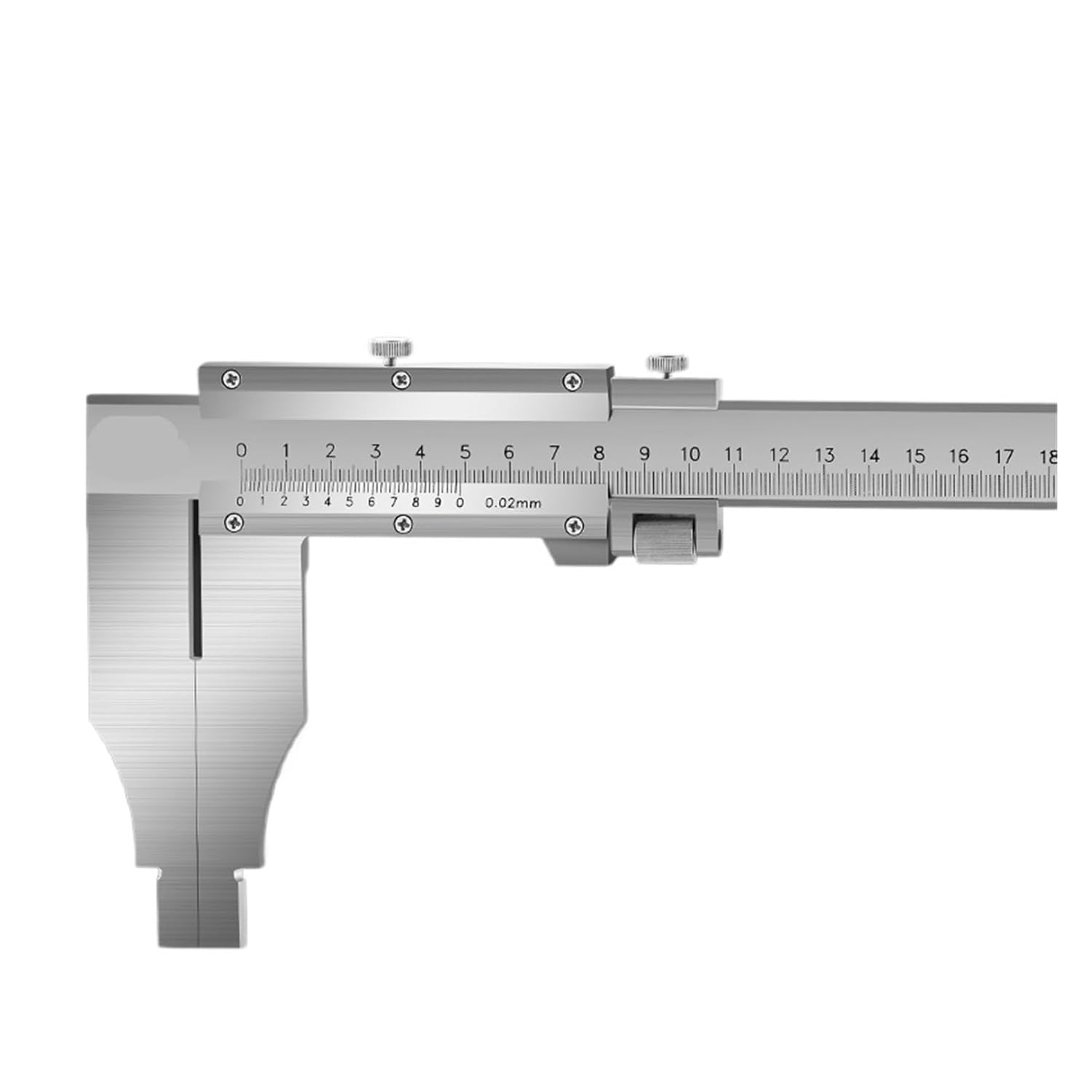 Vernier Calipers 0-300 0-500MM Mechanical Stainless Steel 0.02mm Measuring Tool(0-300MM 100MM)
