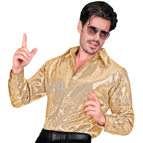 W WIDMANN MILANO Party Fashion - Chemise Ă paillettes pour homme