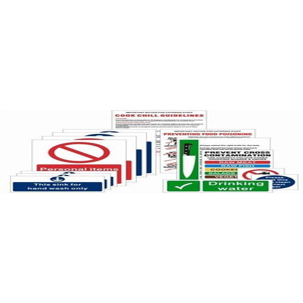 Stalwart W192 Food Preparation Sign Pack