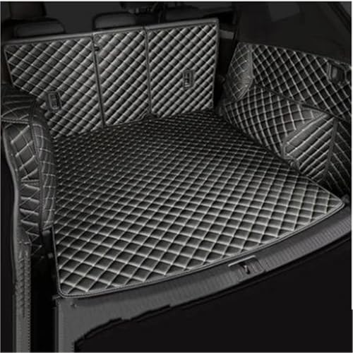Tapis de coffre cuir BMW X5 F15 étanche pour voyages en famille