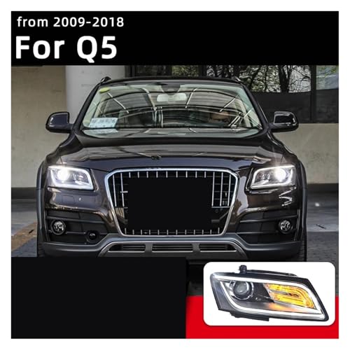 Faros delanteros Audi Q5 con luces DRL integradas e intermitentes Plug and Play 7