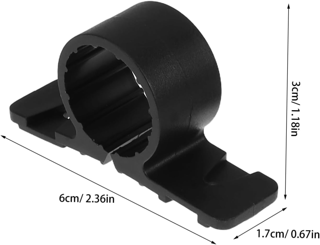 Mipcase 50pcs Heavy Duty Plastic Pipe Support Clips for Wall Ceiling Mount Pex Tubing Bracket Durable Pipe Brackets for Indoor Outdoor Use