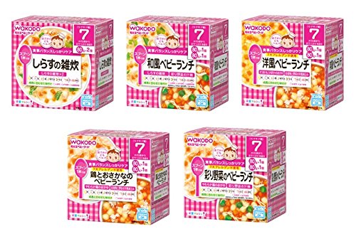 シナポムチャッコ 　栄養マルシェ等 5点セット Amazon | 和光堂 栄養マルシェ 7か月頃から 5種2個ずつ 計10個セット