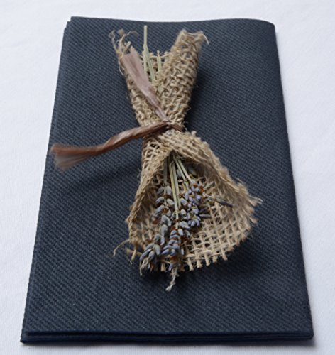 Simulinen Colored Disposable Dinner Napkins – Decorative, Linen-Feel, Elegant & Cloth-Like – Black - Absorbent & Durable - Weddings, Parties And Holidays! – Perfect Size: 16"X16" Box Of 50 #TOP3