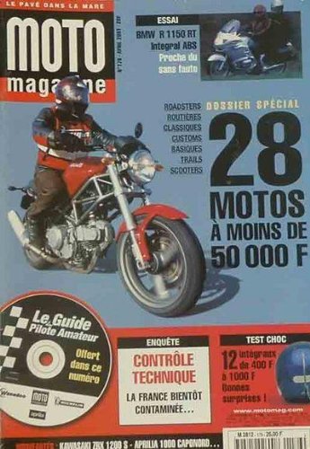 Moto Magazine - 28 motos a moins de 50000 francs - 176