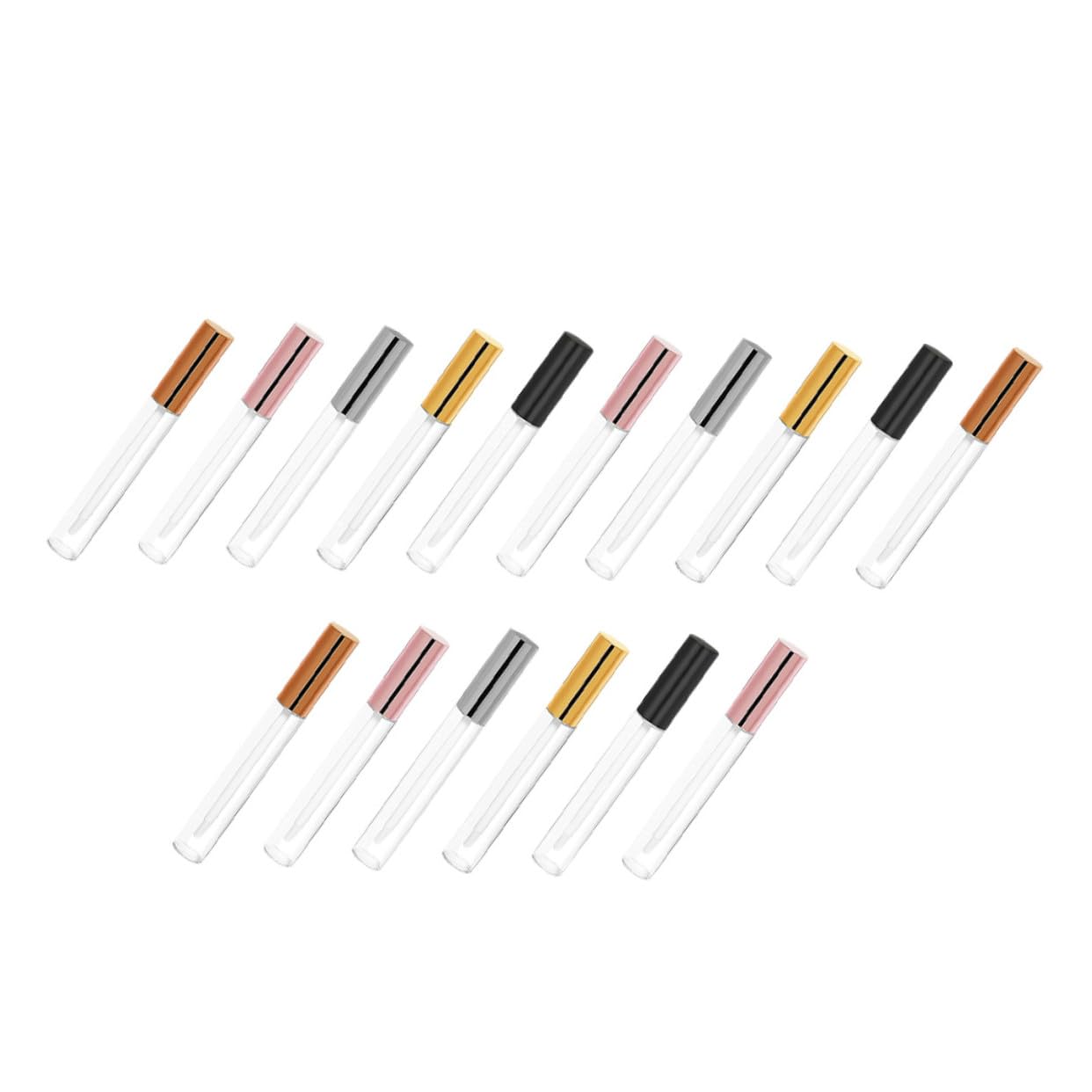 30 Stück 10ml Selbstgemacht Lipgloss Tube aus Abs, Leichte Nachfüllbehälter | Reise und Selbstgemacht, Kompakte Form, Einfach zu Verwenden, Geeignet für Mädchen