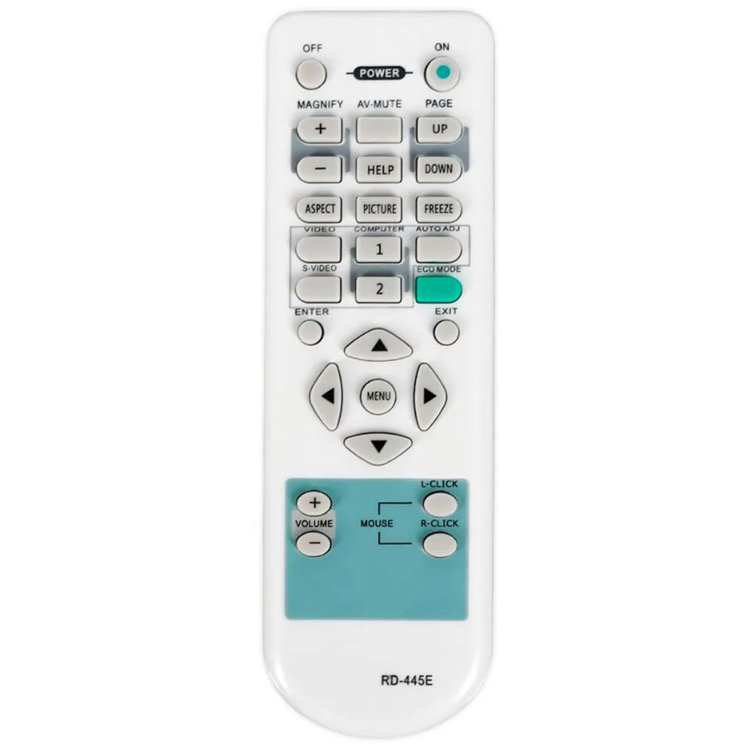 RD-445Eリモコン交換用 NECプロジェクター NP-M311X NP-M300W NP-M300WS NP-P350W NP-M300X NP-M300XS NP-M311W
