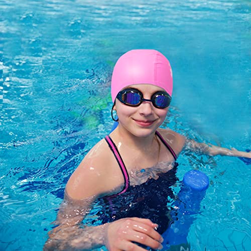 EKKONG 2 Pezzi Cuffie da Nuoto per Bambini, Cuffia...