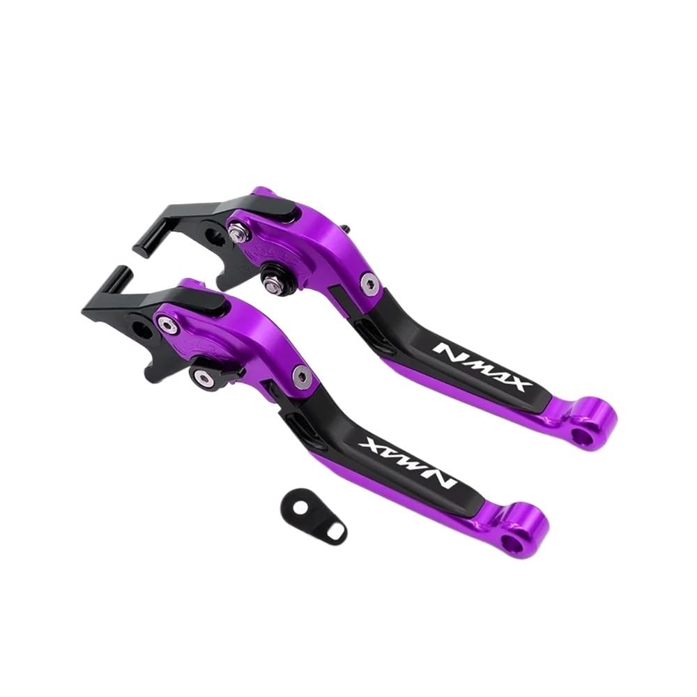 Xvasdgaer Nmax-Pe.bk.pe.bk For Ya&Maha Nmax155 2015-2025 Brake Cluth Levers Set Folding Handle(Nmax-Pe.bk.pe.bk)