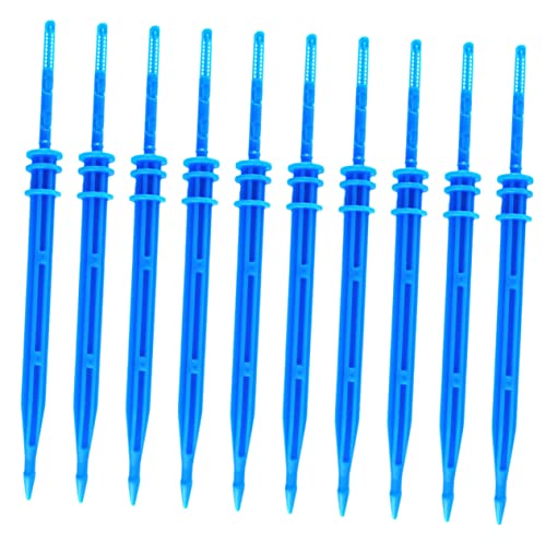 GANAZONO Picchetto a Goccia Automatico Per Irrigazione Piante Da Interno, Dispositivo Di Irrigazione a Goccia Multitesta 50 Pezzi, Per Vasi, e Pacciamature, Gocciolamento Uniforme e Portatile