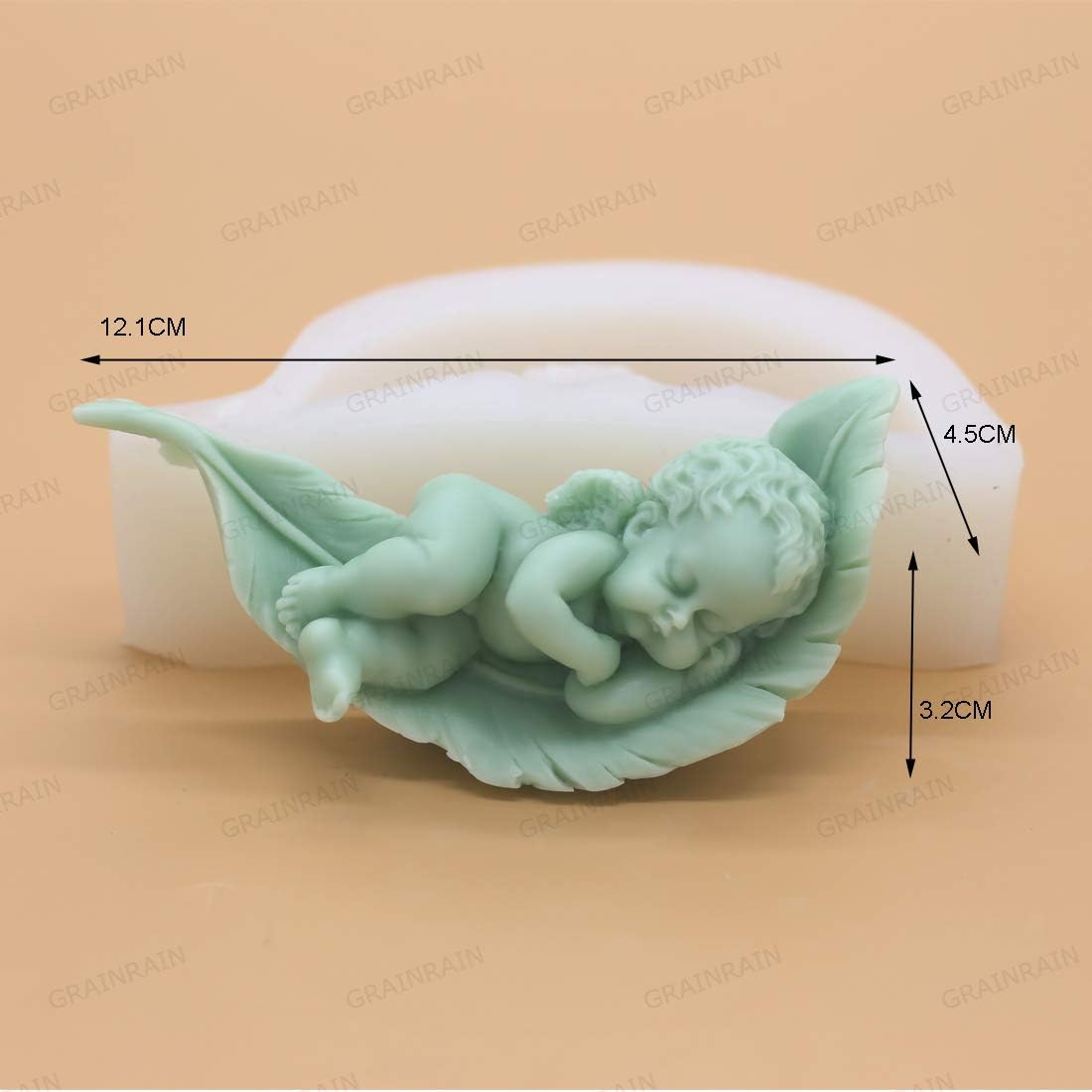 Grainrain Soap Mold Silicone Craft Baby Soap Making Mould Candle Resin DIY Handmade Mold (12288) : Arts, Crafts & Sewing